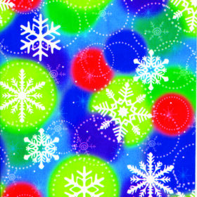 Colorful Snowflakes