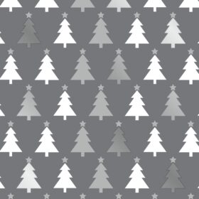 Grey Creamy Christmas Trees